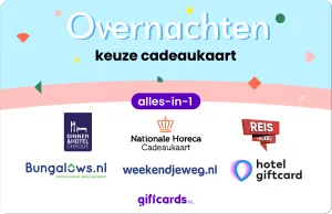 Alles-in-1 Keuze Cadeaukaart voor Overnachten