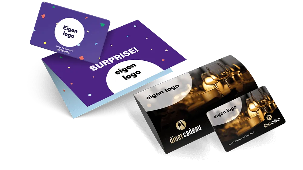 Bestel gepersonaliseerde cadeaubonnen voor jouw personeel