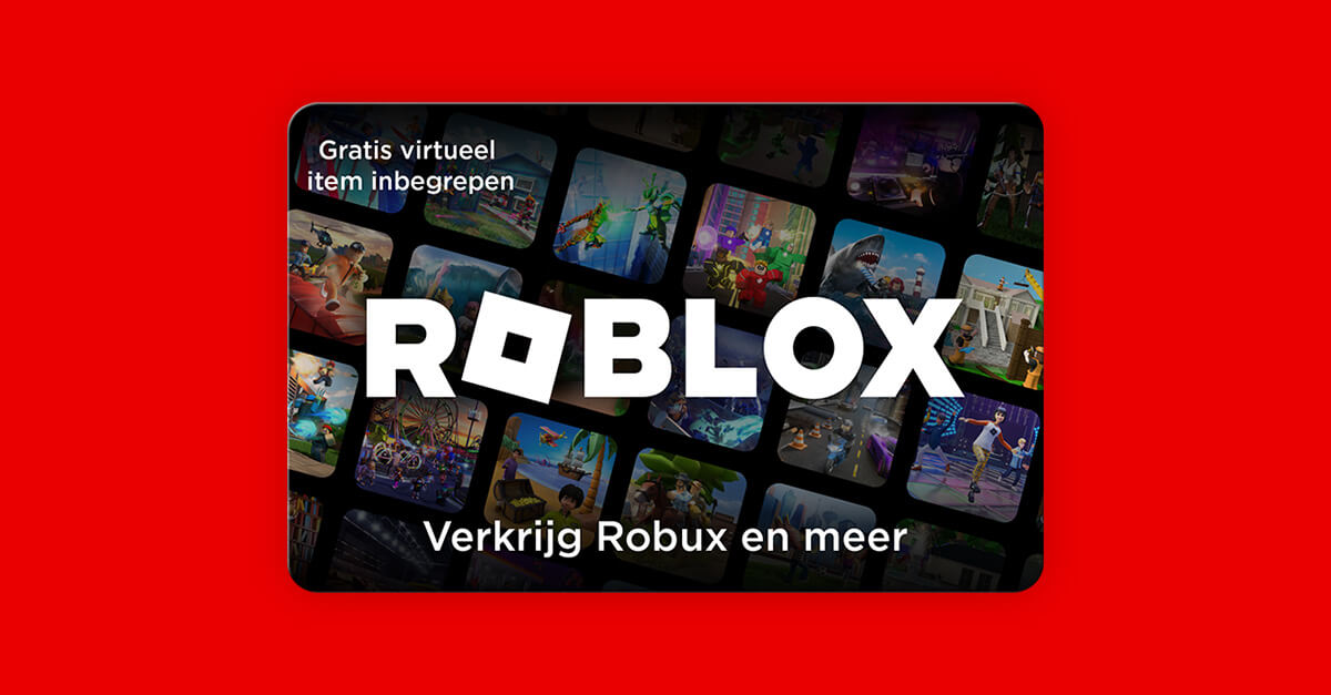 Roblox Cadeaukaart bestellen | giftcards.nl