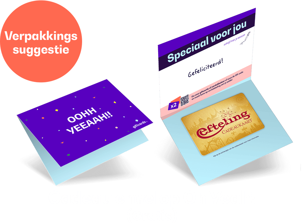 cadeau envelop oh yeah