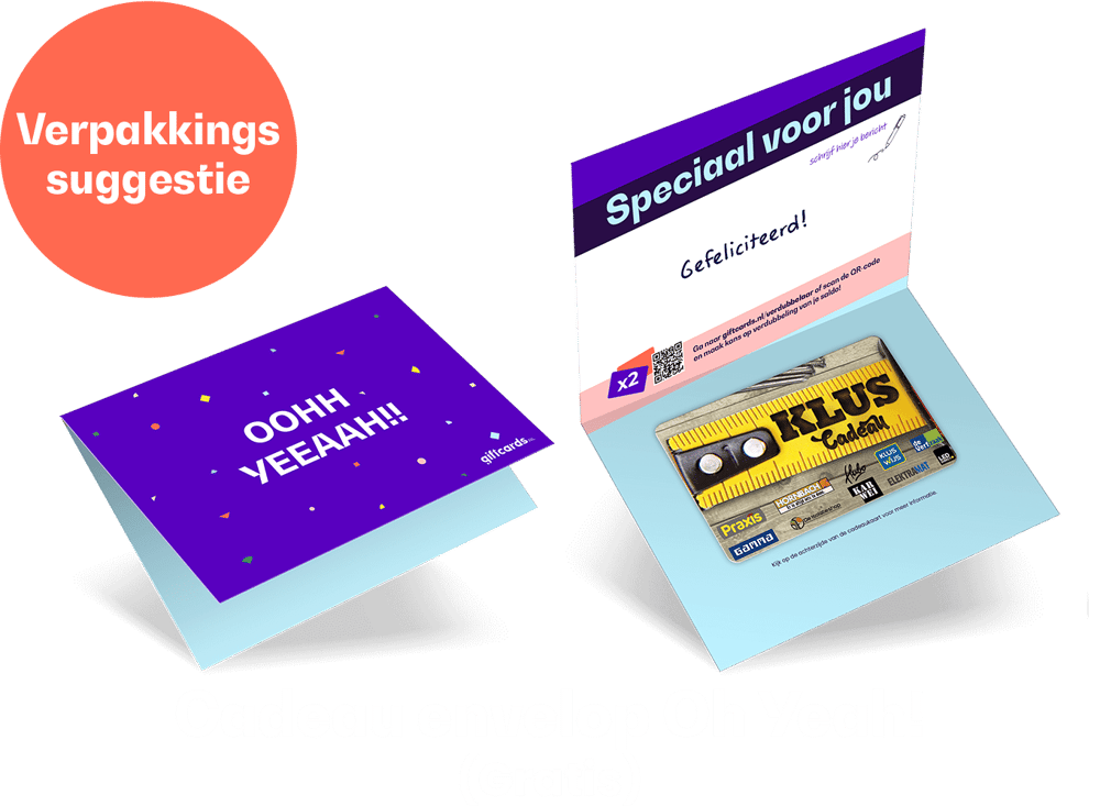 Envelop Klus Cadeau