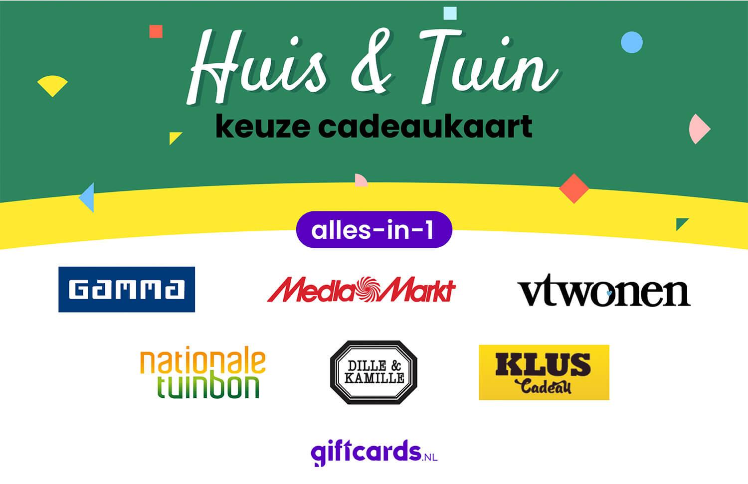 Alles-in-1 Keuze Cadeaukaart voor Huis & Tuin - Giftcards.nl