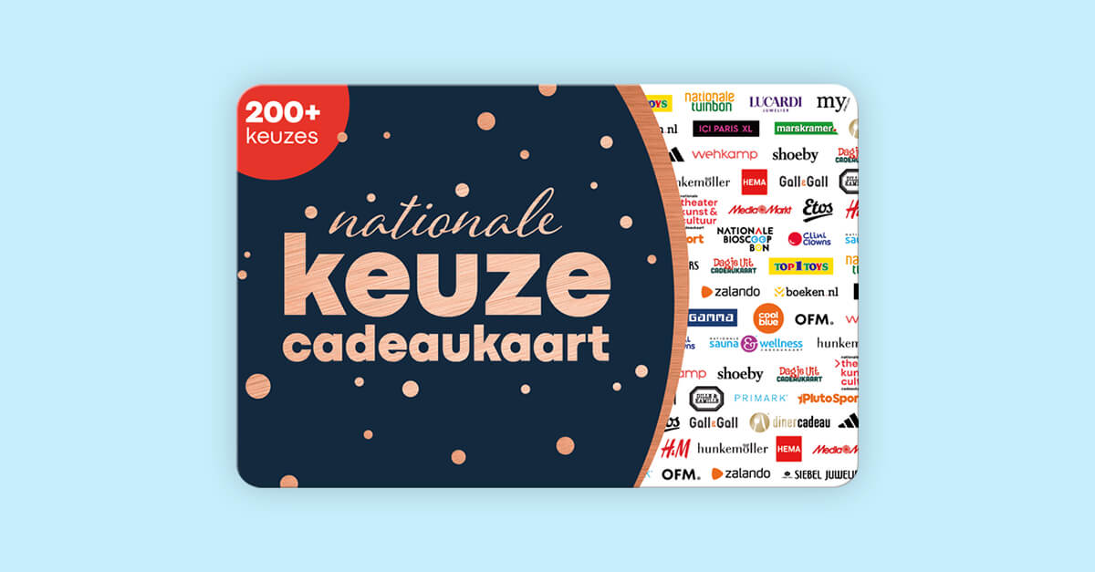 Nationale Keuze Cadeaukaart bestellen doe je bij Giftcards.nl