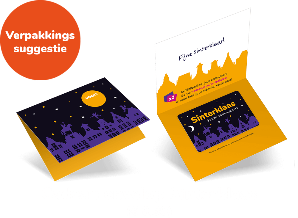 Cadeau envelop Sinterklaas
