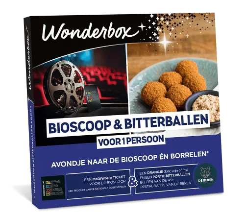 Wonderbox – Bioscoop & Bitterballen (voor 1 persoon)