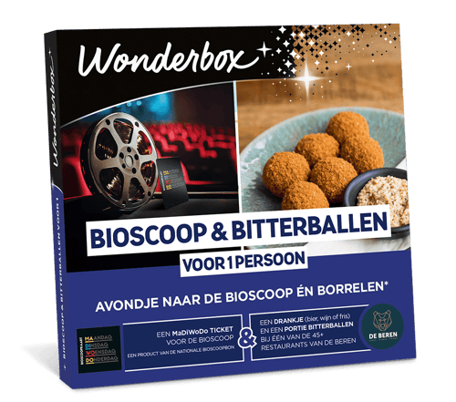 Wonderbox – Bioscoop & Bitterballen (voor 1 persoon)