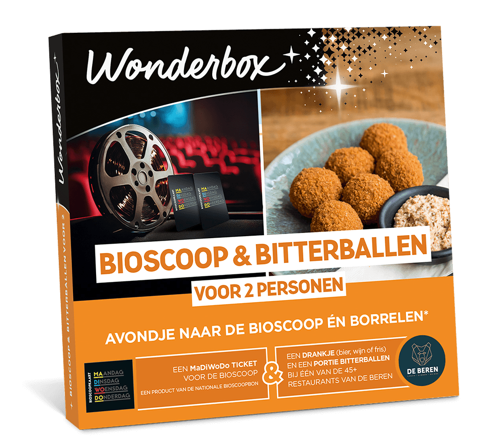 Wonderbox – Bioscoop & Bitterballen (voor 2 personen)