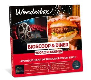 Wonderbox - Bioscoop & Diner (voor 2 personen)