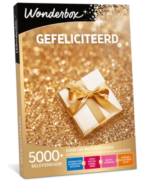 Wonderbox - Cadeaubon Gefeliciteerd