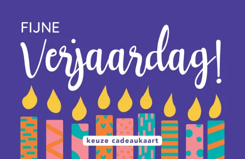 Verjaardag Keuze Cadeaukaart