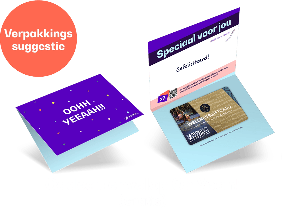 Cadeau Envelop Wellness Giftcard