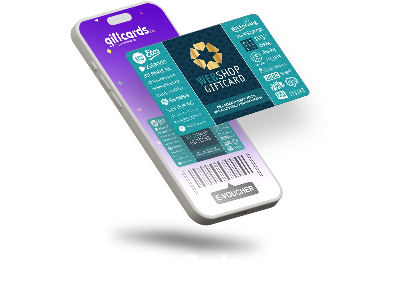 E-voucher Webshop Giftcard