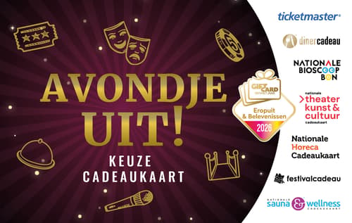 Avondje Uit! Keuze Cadeaukaart