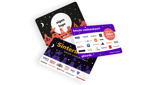 Sinterklaas attentie met de Keuze Cadeaukaart